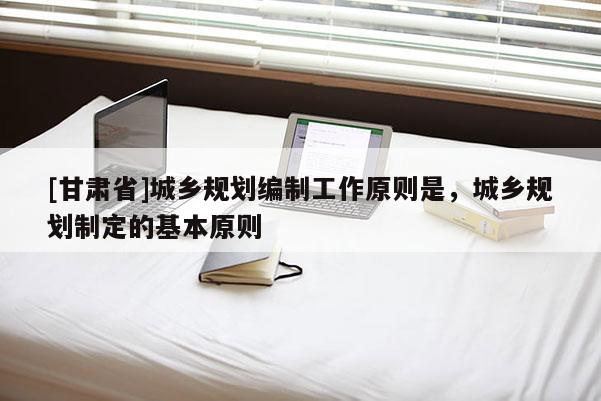 [甘肅省]城鄉規劃編制工作原則是，城鄉規劃制定的基本原則
