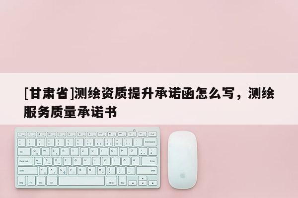 [甘肅省]測繪資質提升承諾函怎么寫，測繪服務質量承諾書