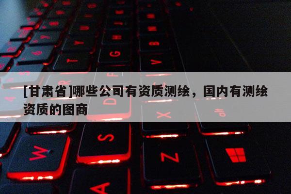 [甘肅省]哪些公司有資質測繪，國內有測繪資質的圖商