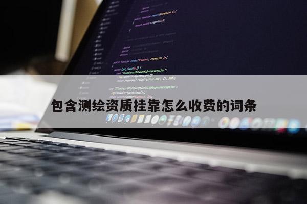 包含測繪資質掛靠怎么收費的詞條